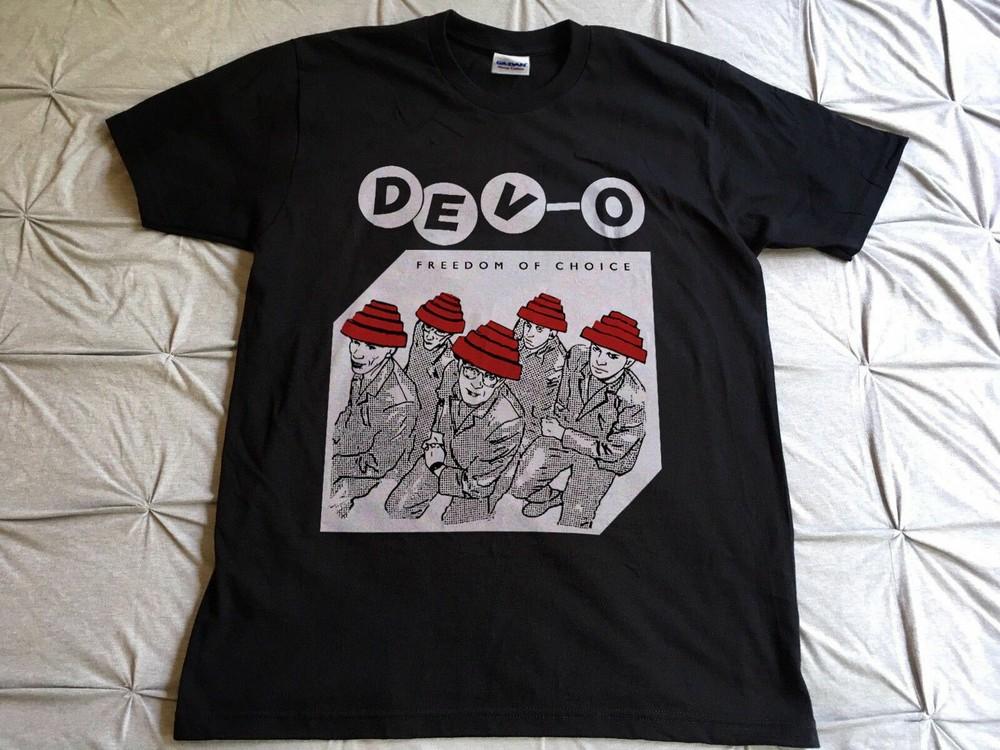 Vintage 1980 80's Devo Band T-shirt Size S-34XL EE81