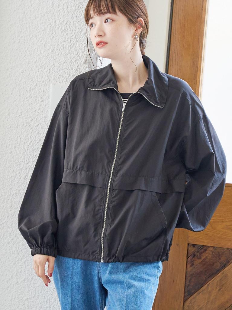 Ветрозащитный блузон из прозрачного нейлона рипстоп Cohen 76606000009 0970 ЧЕРНЫЙ(09) L