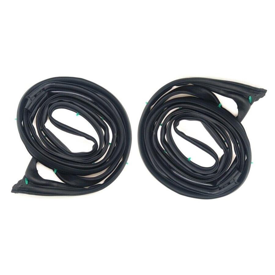 2x Car Front Left Right Replacement Door Rubber Sealstrip For 03-07 Accord Sedan