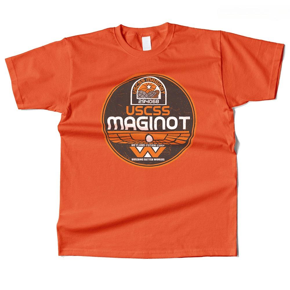 Unisexs Cotton USCSS Maginot Graphic High Quality T Shirt Street Casual Style Tee for Unisex and WOMEN