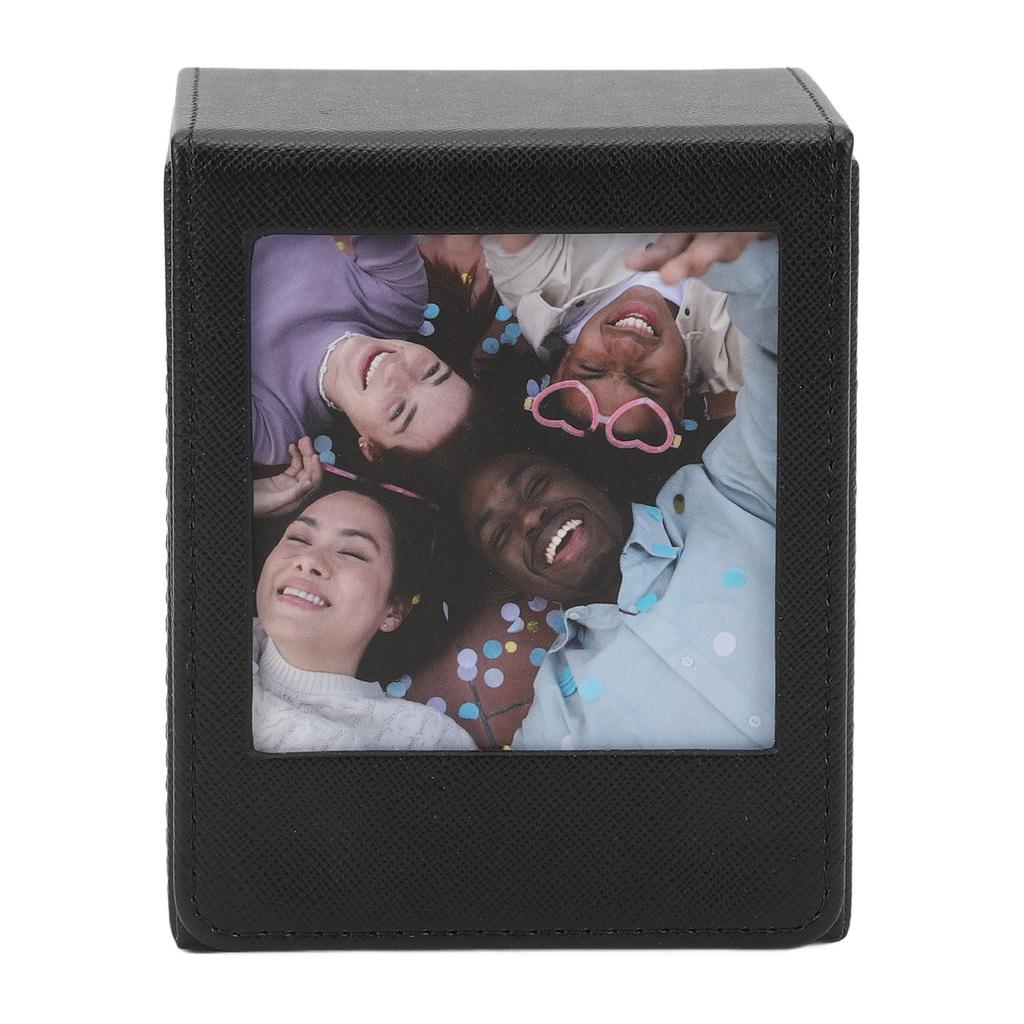Коробка для хранения фотографий Многоцелевая Большая вместимость Магнитная крышка Застежка ПВХ Контейнер для хранения фотографий для Банка фотографий SQ