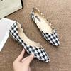 Large Size Women's Shoes 2024 Spring/Summer New Pointed Flat Bottomed Shoes with Soft Soles All Season Casual Women's Shoes