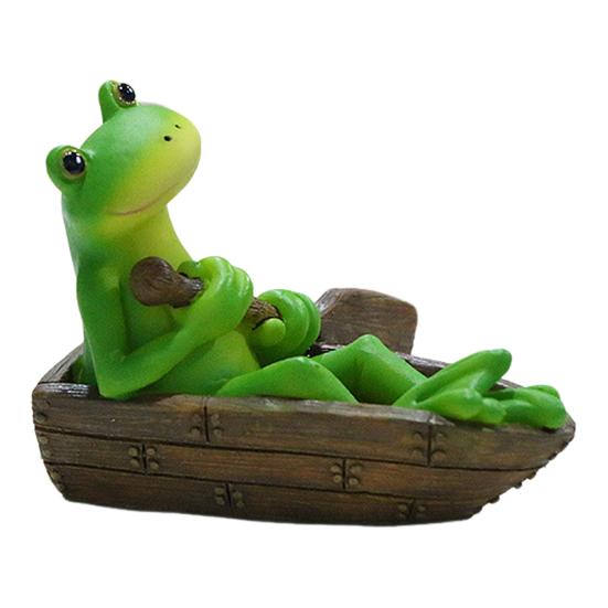 Фигурка лягушки из смолы, украшение для кашпо, статуэтка лягушки, украшение для сада на открытом воздухе, скульптура лягушки для патио, двора, сада фей, украшение для дома