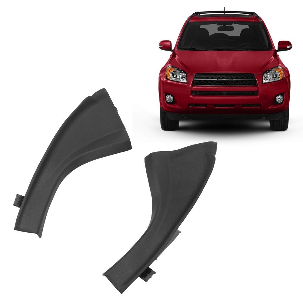 Black Front Wiper Side Cowl Extension Seal Rubber Cover for RAV4 2006-2012 for RAV4 2006-2012