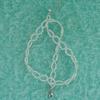 geegee clear bead lace chocker