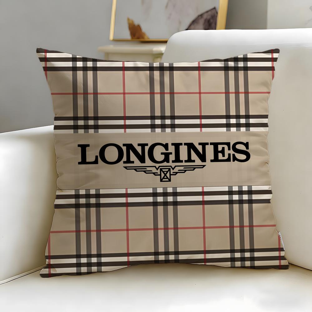Классический бренд роскошных часов Longines Чехол-подушка Мягкий Легко стирающийся Наволочка Универсальный для Дивана Кровати Путешествий и Офиса