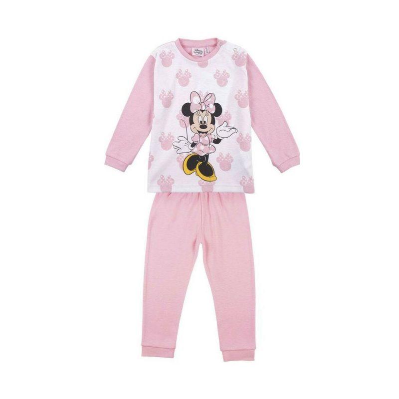 Minnie Mouse-Pijama Infantil Minnie Mouse Rosa claro 24 Meses