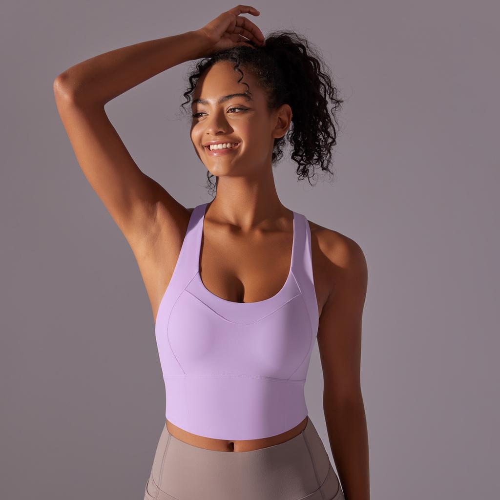 Nessaj Бесшовный дышащий спортивный жилет женский бюстгальтер для йоги красота спины тренажерный зал фитнес пуш-ап нижнее белье