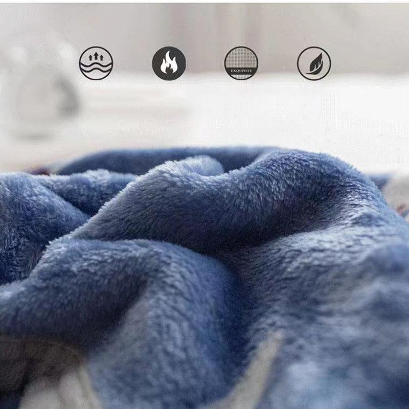 Двусторонние флисовые простыни, осенне-зимние теплые фланелевые простыни, более толстые одеяла для детей и взрослых