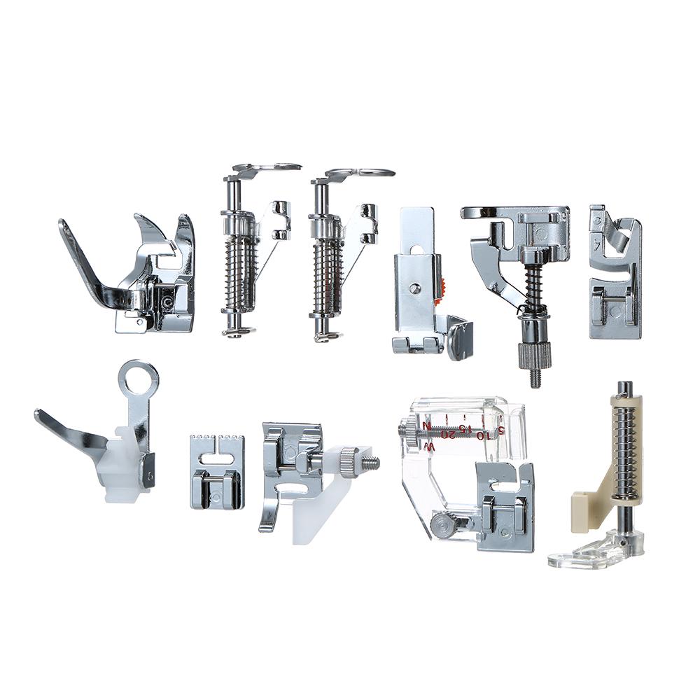 62 шт., набор прижимных лапок для профессиональной бытовой швейной машины, запасные части для подола, аксессуары для