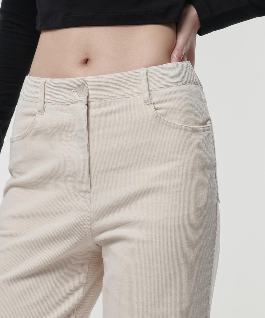 MUSINSA STANDARD WOMAN Women'S Straight Corduroy Pants [Cream]