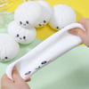 Colorful Dumpling squishies Stress Balls Stress Relief Tactile Toys Simulation Food with Steamer Squeeze Dough Ball for Anxiety Relief