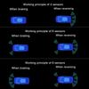 4/6/8 Reverse Car Parktronic Assist Parking Sensor Kit Front and Rear Backup Radar Ultrasonic Blind Spot Detection Alert System