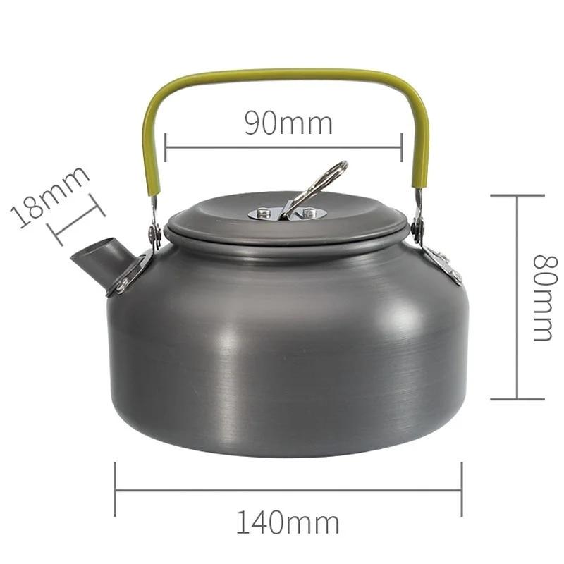 Water Kettle Portable Ultralight Titainum or Aluminum Camping Water Kettle Outdoor Coffee Pot Teapot Home Hiking and Picnic