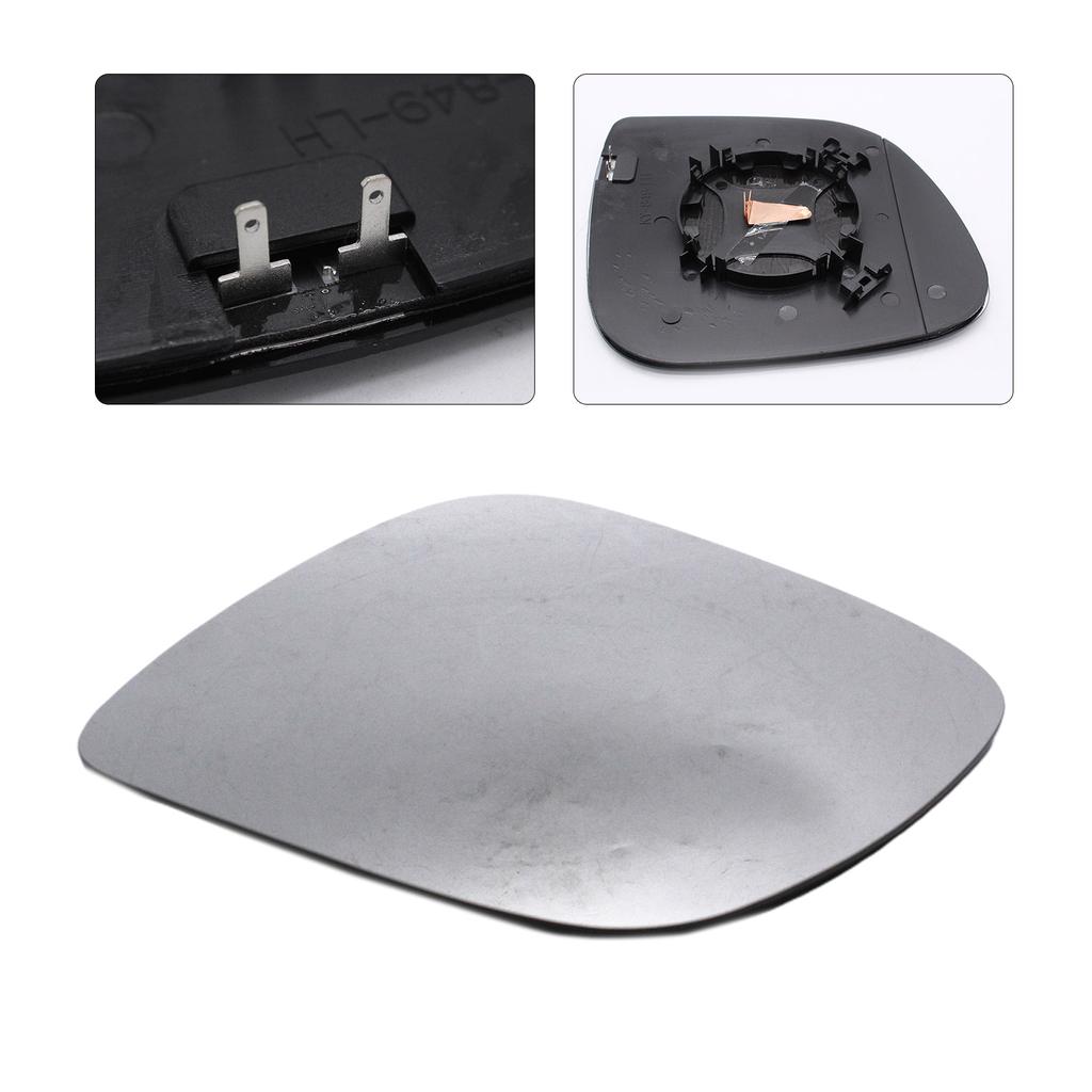 Автомобильное зеркало левой двери, стекло, зеркальная линза заднего вида, широкий угол с выпуклым основанием с подогревом, подходит для VW-Amarok 2010-2018