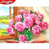 Diamond Painting Full Round Flowers Mosaic Decorations For Home Embroidery Tree