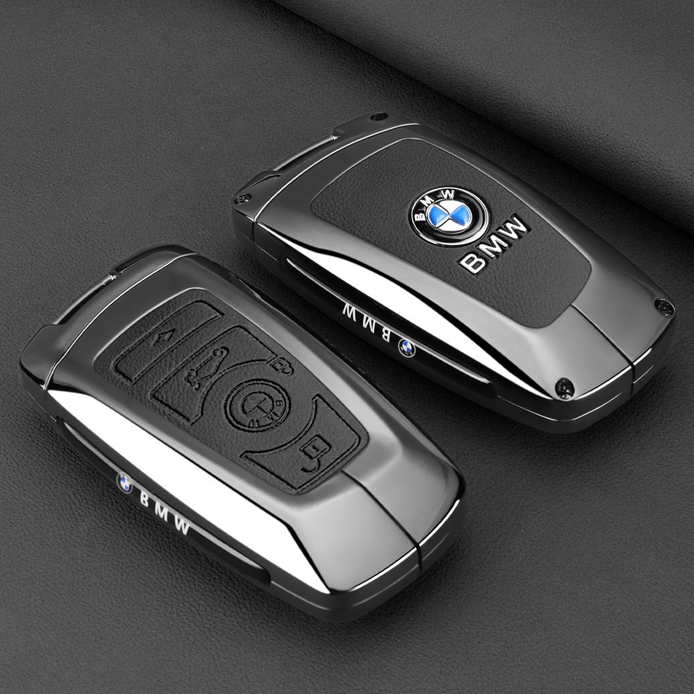 AAAPB1 Alloy Car Remote Key Case Cover Protect Keychain For BMW F 3 5 7 Series X3 X5 F10 F20 F30 F40 E90 E92 E93 CAS4 FEM EWS5 stickers