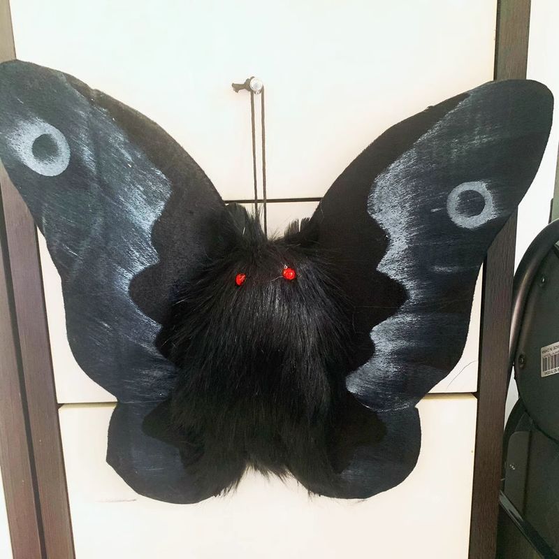 Мягкие игрушки, мультяшный готический человек-мотылек, украшение для дома, мягкая плюшевая кукла для вечеринки на Хэллоуин, реквизит для косплея, аксессуары