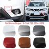 Car Front Bumper Tow Hook Cover Cap Trailer Hauling Eye Cover Lid For Nissan X-Trail XTrail T32 Rogue 2014 2015 2016