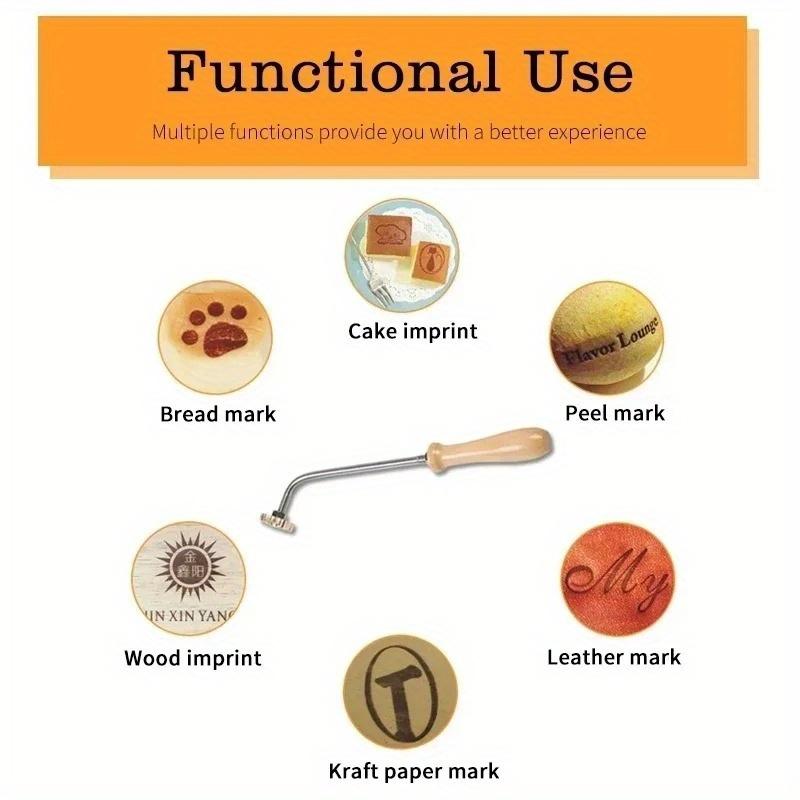 Стальная форма для логотипа для торта, мультяшный бренд, горящий утюг, тиснение, нагревательный утюг для выпечки хлеба, самодельный штамп, логотип, инструмент для горячего тиснения торта