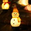 Christmas Decoration Lights Snowman Shape LED Solar Lights Outdoor Waterproof Post Lamp Garden Lawn Landscape Nightlight