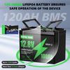PL EU STOCK NO TAX LiFePO4 Battery 12V 100Ah Deep Cycle Built-in BMS 5-Year Lifespan RV/ Solar Panel /Trolling Motor/camper