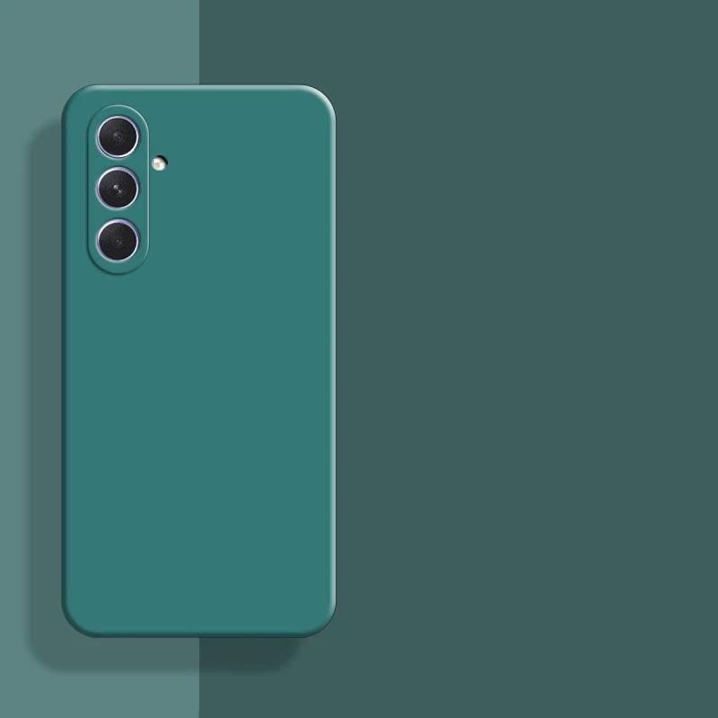 Для Samsung Galaxy M55 C55 M53 M51 M35 M34 M33 M31S M31 M30S M23 M21 Чехол Оригинальный Жидкий Силикон Ударопрочный Чехол Чехлы для Телефона