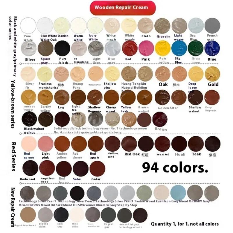 25g Furniture Repair Paste Wood Floor Repair Paste for Scratches and Holes Wood Floor Repair Paint Pen for Home Used for Repair