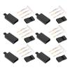 100Set RC Servo Connector Kit 3 Pin Housing JST Connector Header 11.041 with Hook For Model Airplane