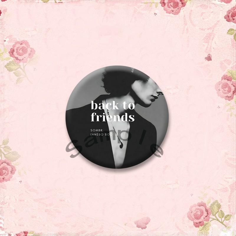 American Singer Sombr Lapel Pins Cool Boy Button Badges Fashion Jewelry Brooch Accessories Backpack Clothes Decor Souvenir Gifts