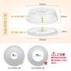 Aieve [Steamer with Lid and Plate] Steamer Plate Lid, Silicone Steamer Plate Cover, Foldable, Steamed Food Cookware, Steamer, Support Lid