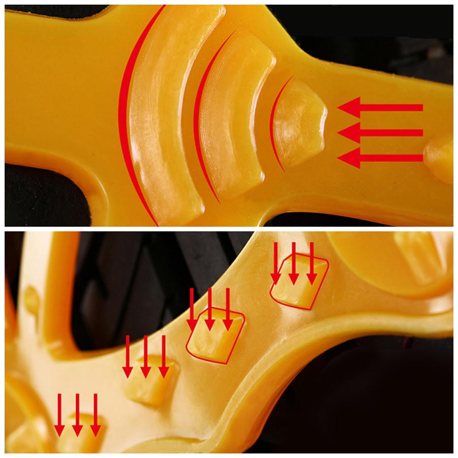 3Pcs Universal Beef Tendon Manganese Steel Nails Thickened Emergency Tire Chains Snow Chains Anti-skid Chains Belt For Car