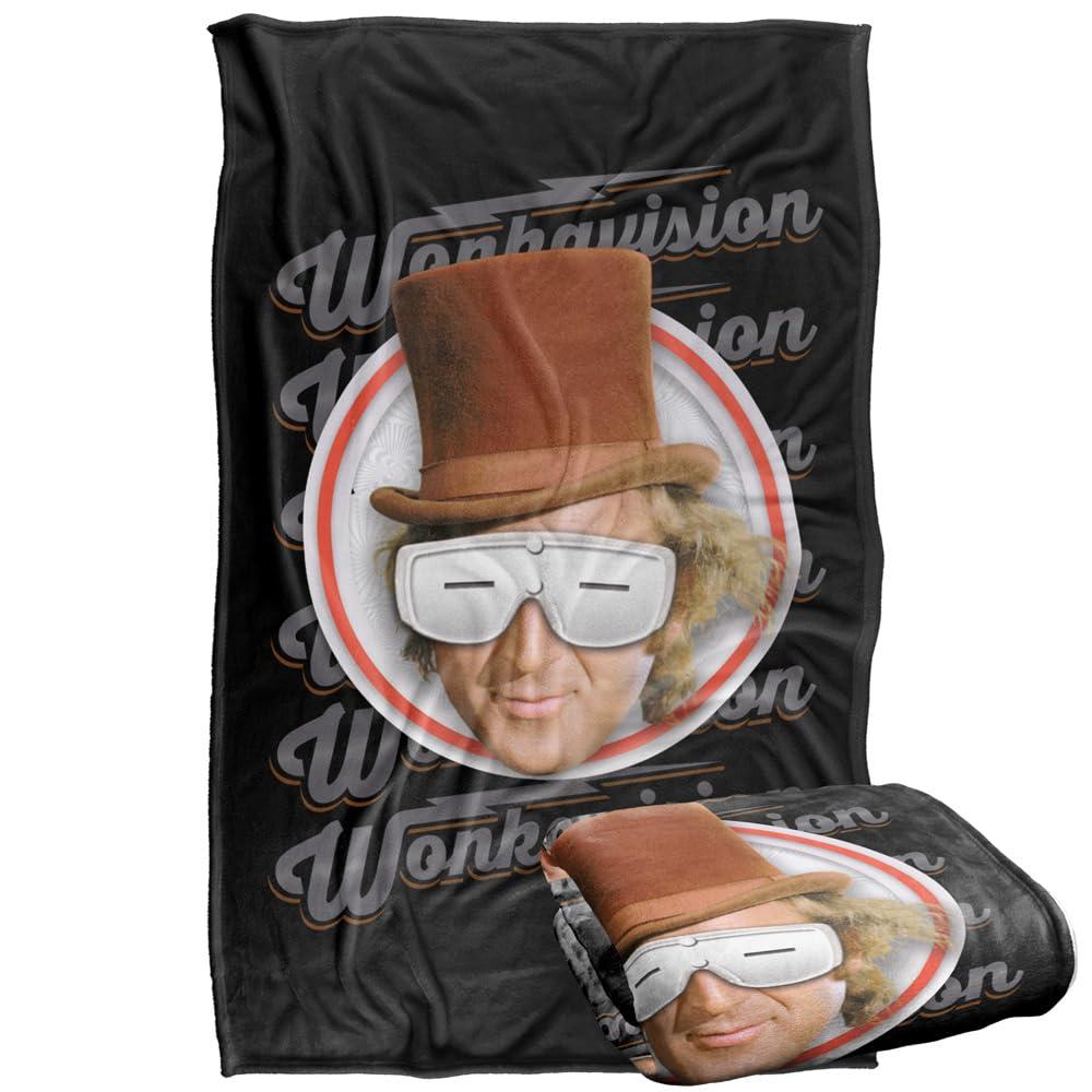 Willy Wonka & The Chocolate Factory Wonkavision Soft Touch Blanket