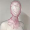 Headscarf Veil Mesh Crystal Head Mask  Headwrap Rhinestone Mesh Veil Fishnet Headhood