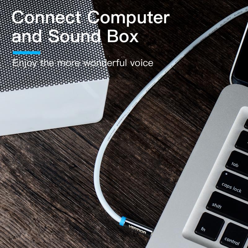 Vention RCA кабель 3,5 мм на 2RCA аудиокабель 3,5 мм штекер RCA кабель «папа-папа» для усилителя сабвуфера домашний кинотеатр DVD VCD