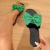 Fashion New Women Flats Slippers Summer Fashion Bow Tie Sandals Shoes for Women Flat Casual Beach Slippers Slides Women Zapatos De Mujer