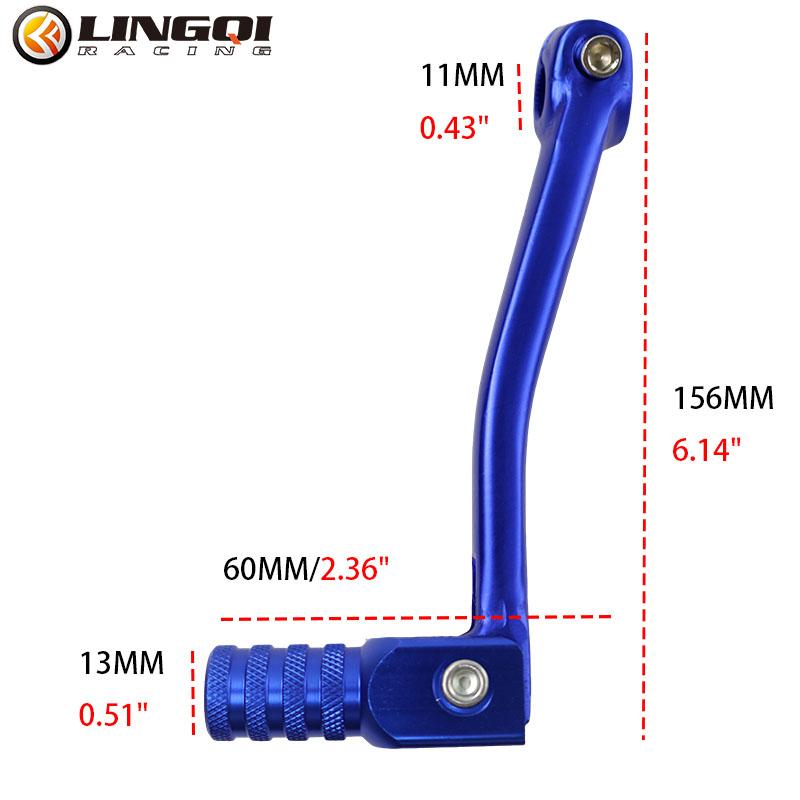 LYNNCHI Motorcycle CNC Folding Shifter Shift Lever For Kayo T2 T4 T6 Enduro Dirt Pit Bike ATV Off Road Racing Bikes Accessories