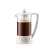 BODUM BRAZIL French Press Coffee Stainless Steel Glass Immersion Coffee Authentic Maker, 350ml, Off-White, Filter, Beaker, Maker, Product, 10948-913