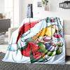 Christmas Bear Duck Blanket Soft Throw Blanket For Home Bedroom Bed Sofa Travel Office Solid Christmas Blanket