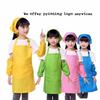 Polyester Children Painting Apron Waterproof Kitchen Apron Sleeveless Apron for 6-8 Years Old