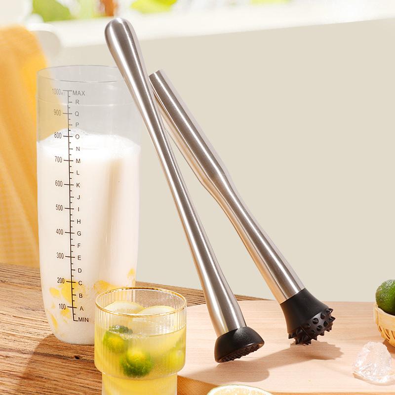 Молоток для лимона из нержавеющей стали, дробленый фруктовый мороженый, бар для молока, чая, дробилка для коктейлей, палочка для смешивания