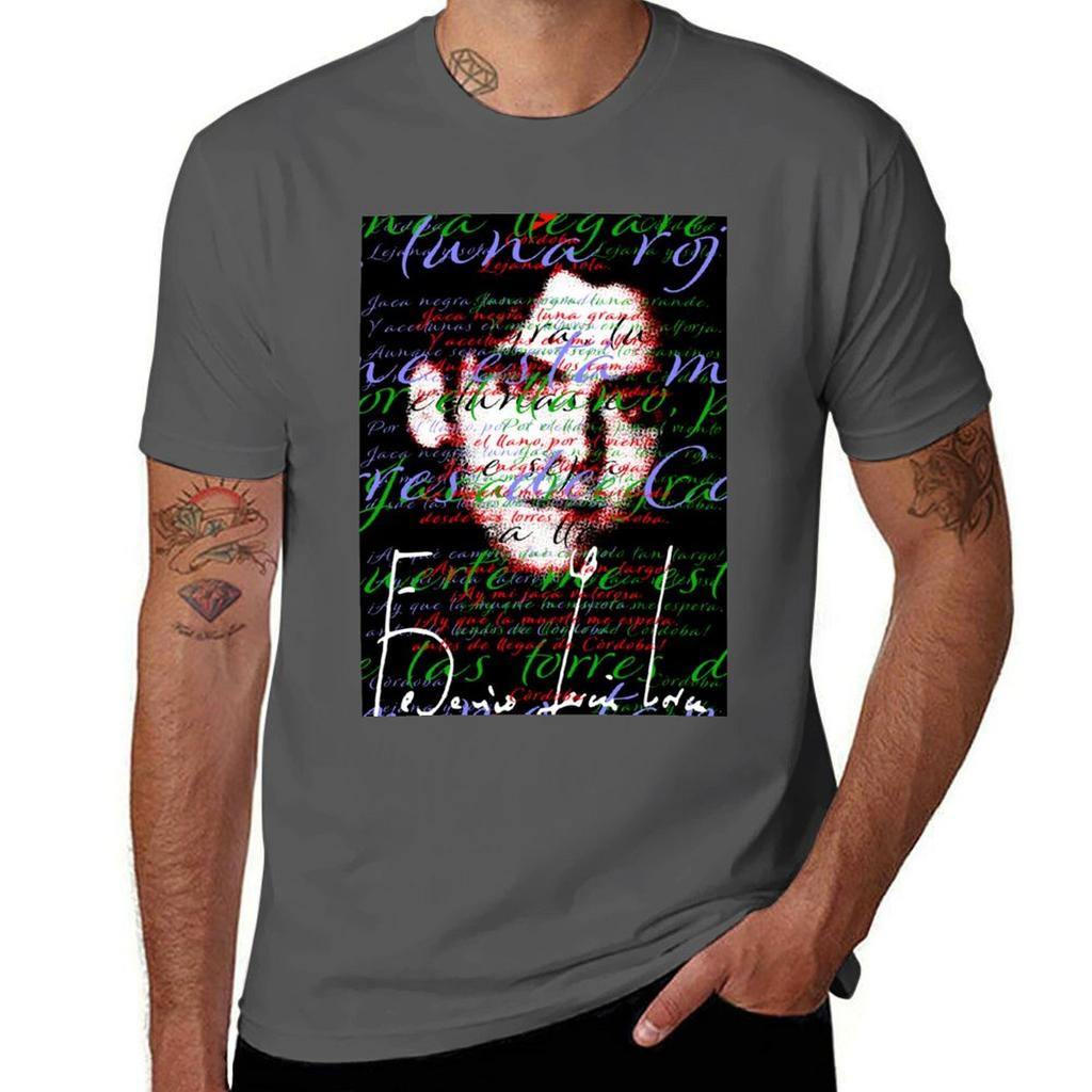 Федерико Гарсиа Лорка - Футболка Кордова летняя одежда рубашки футболки с принтом мужские футболки с принтом