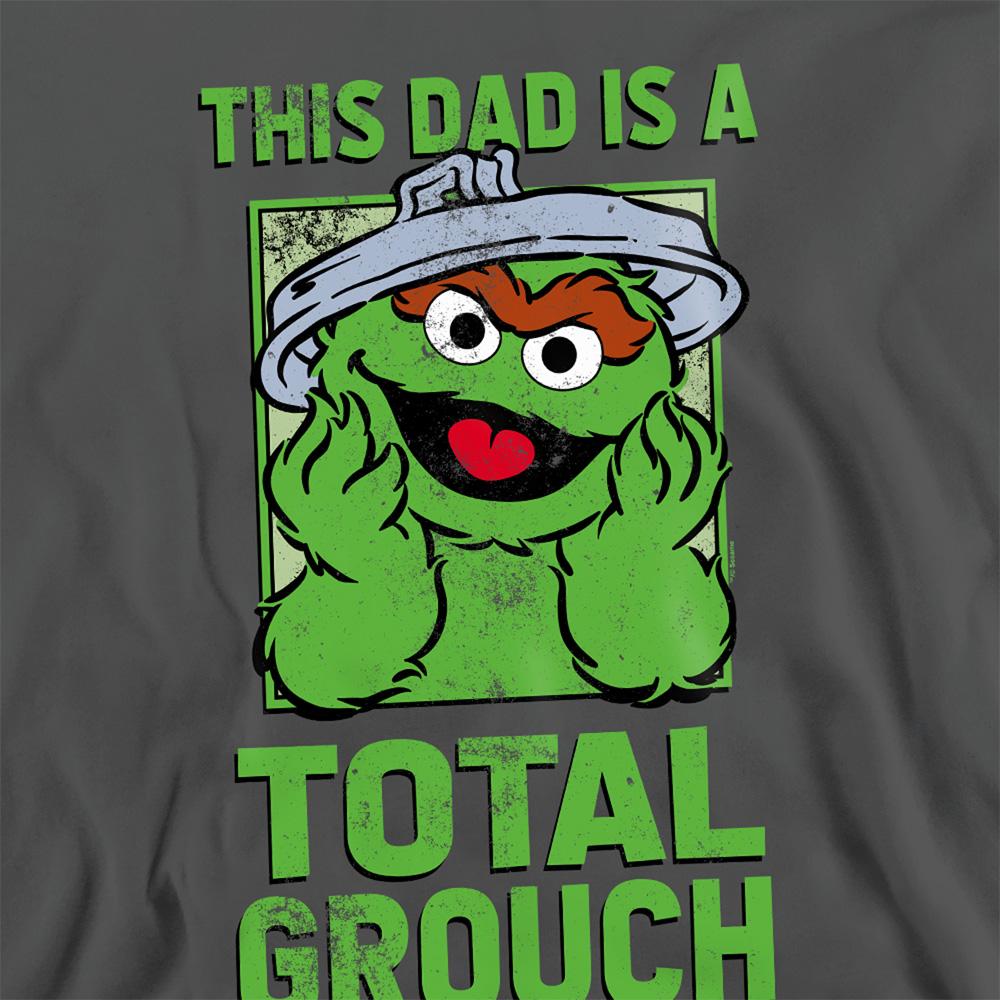 Sesame Street Unisex Adult This Dad Is A Total Oscar The Grouch Sweatshirt