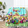 Numberblocks Theme Printed Blanket - Perfect for Couch, Bed, Travel & Outdoor Use | Machine Washable, Cozy & Durable.