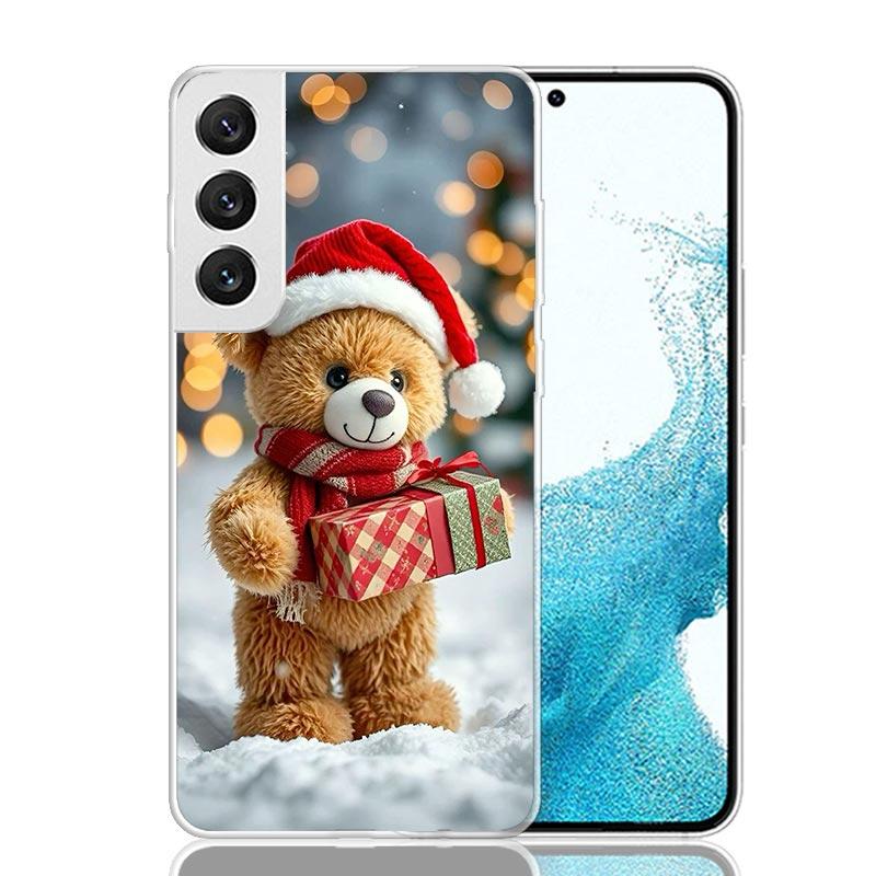 Животное Коричневый Милый Медведь Чехол для Телефона Для Samsung Galaxy S26 S25 Edge S24 S23 FE S22 Ultra S21 Plus S20 + Fundas Чехол Coque Galaxy