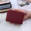 Double Layer Accordion Zipper Wallet: Women's Multifunctional Solid Color Coin Purse
