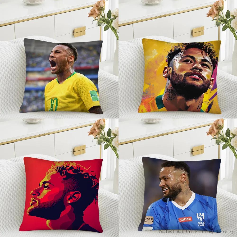 1 шт. Наволочка F-Football N-Neymar Квадратная Наволочка Подушка Декор Спальни Дивана Комнаты Повседневная Наволочка