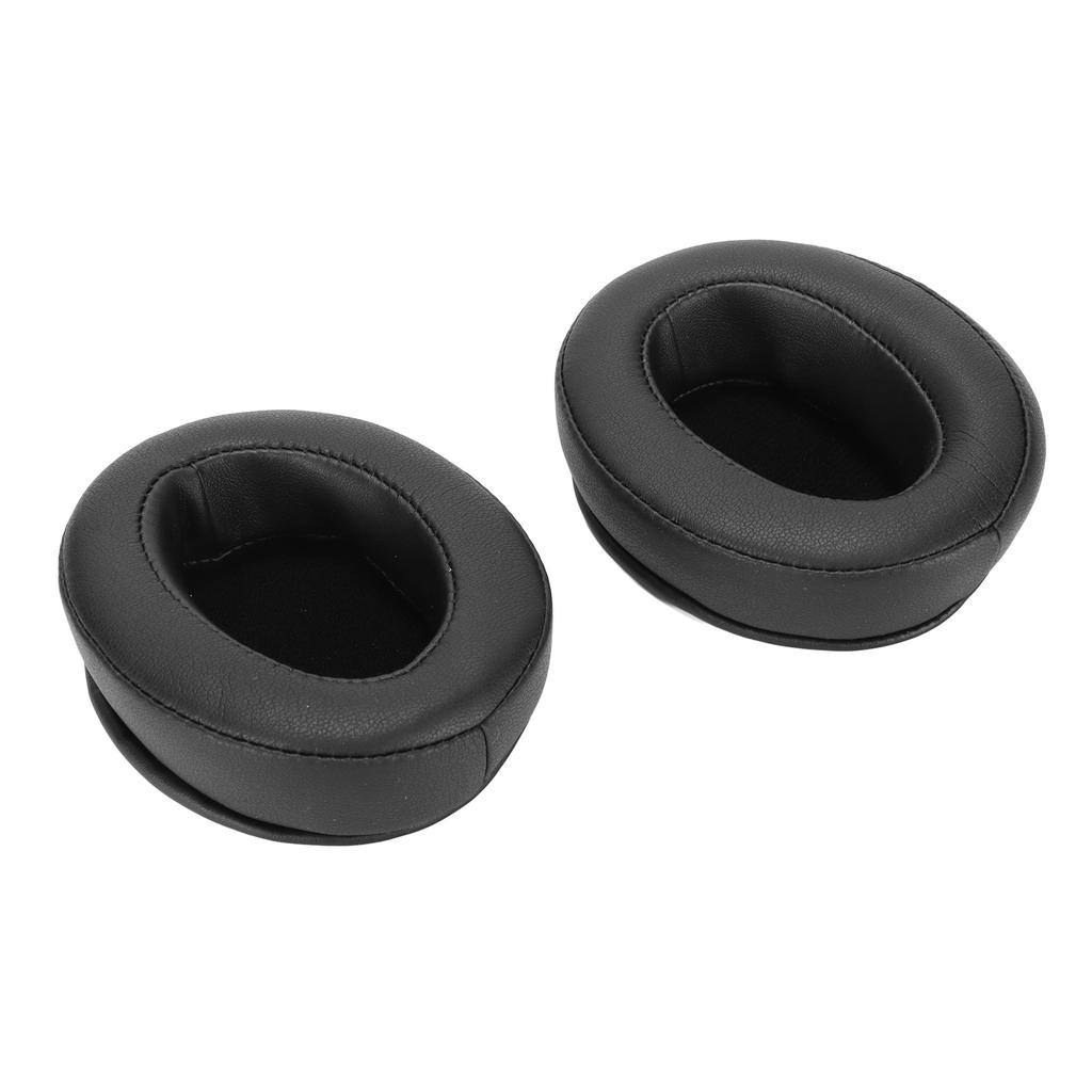 Headphones Earpads Enhance Bass Soft Comfortable Leather Replacement Ear Cushions for Sennheiser Momentum Black
