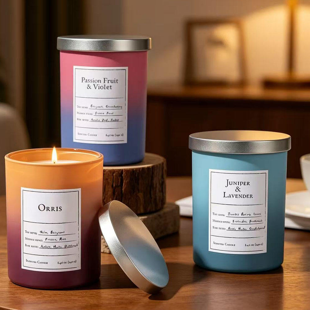 Elegant Large Jar Scented Candle Porcelain Aromatherapy Soy Wax Modern for Wedding Christmas New Year Holiday Gift Decoration