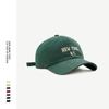 New Women Men Baseball Cap Embroidered Letter Cap NY Hat Unisex Pointed Bone Summer Sunscreen